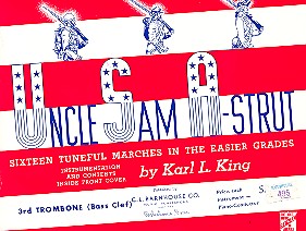 Vorderes Coverbild Uncle Sam A-Strut: für Blasorchester
