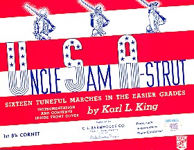 Vorderes Coverbild Uncle Sam A-Strut: für Blasorchester