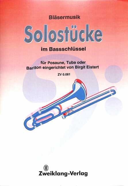 Vorderes Coverbild Solostücke im Bassschlüssel