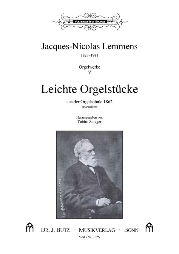 Vorderes Coverbild Leichte Orgelstücke aus der Orgelschule 1862