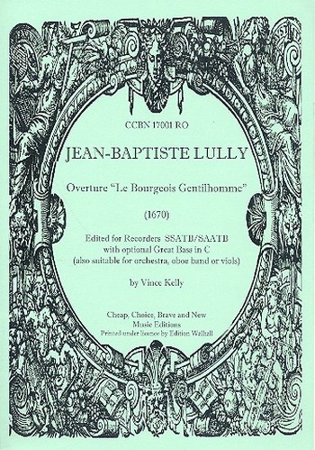 Vorderes Coverbild Ouverture Le Bourgeois Gentilhomme