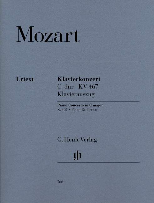 Vorderes Coverbild Konzert C-Dur Nr.21 KV467 für Klavier und Orchester