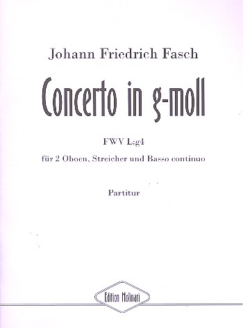 Vorderes Coverbild Konzert g-Moll FWVL:g4