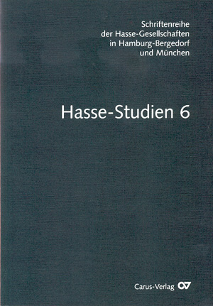 Vorderes Coverbild Hasse-Studien Band 6 (2006)