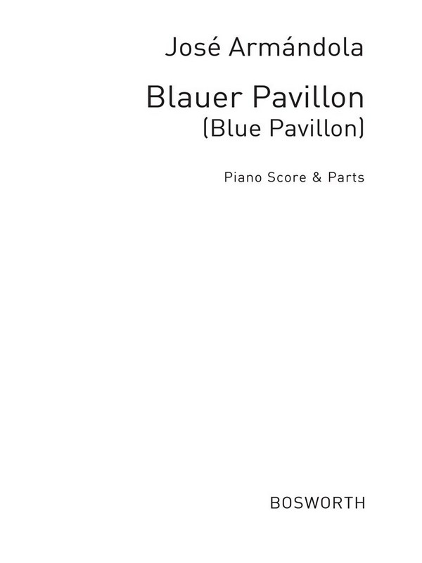 Vorderes Coverbild Blauer Pavillon für Orchester