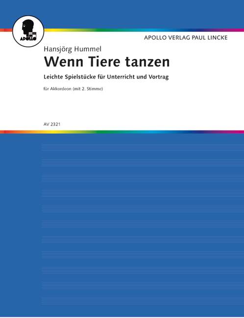 Vorderes Coverbild Wenn Tiere tanzen Leichte Spielstücke für Unterricht und Vortrag