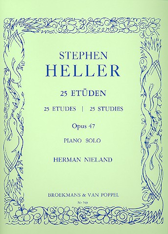 Vorderes Coverbild 25 ETUDEN OP.47: FUER KLAVIER