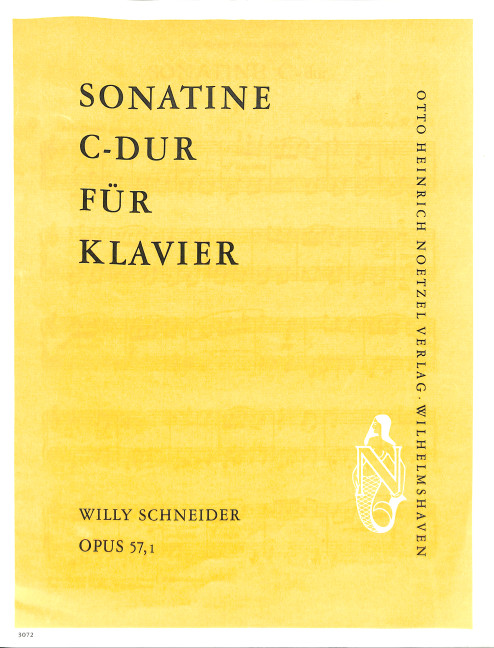 Vorderes Coverbild Sonatine C-Dur Nr.1 op.57