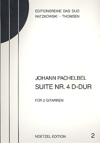 Vorderes Coverbild Suite D-Dur Nr.4 für 2 Gitarren