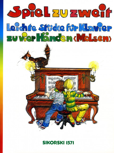 Vorderes Coverbild Spiel zu zweit Leichte Stücke