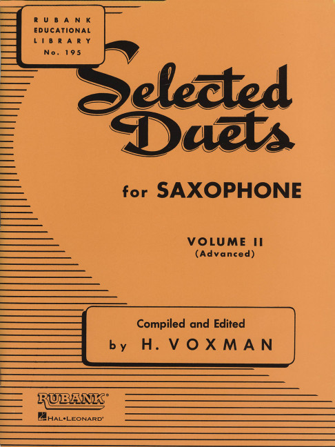 Vorderes Coverbild Selected Duets vol. 2 for saxophones