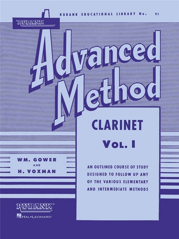Vorderes Coverbild Advanced Method vol.1 for clarinet