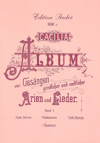 Vorderes Coverbild Cäcilia Album Band 1