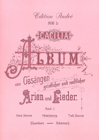 Vorderes Coverbild Cäcilia Album Band 1