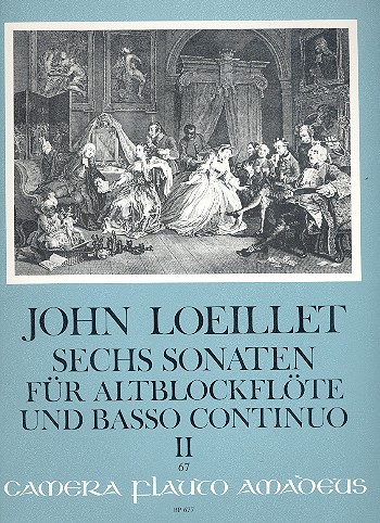 Vorderes Coverbild 6 Sonaten op.3 Band 2 (Nr.4-6)