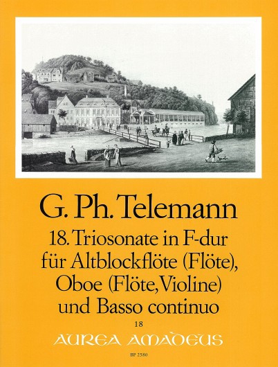 Vorderes Coverbild Triosonate F-Dur Nr.18