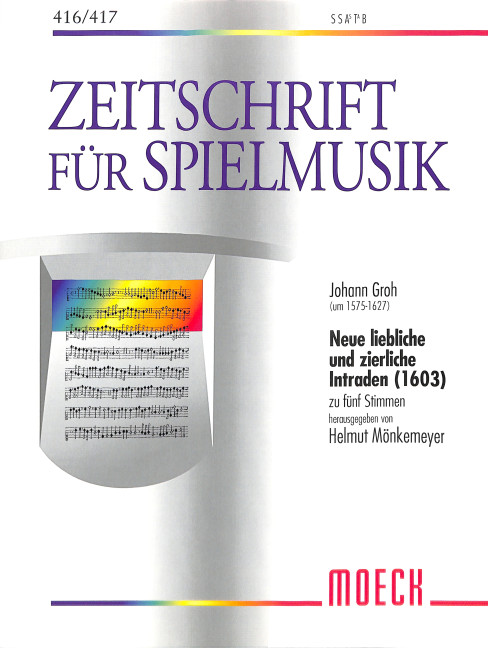Vorderes Coverbild Neue liebliche und zierliche Intraden (1603)