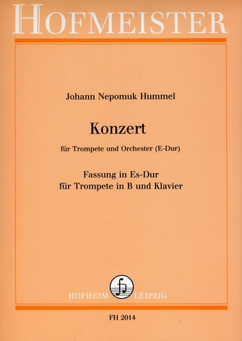 Vorderes Coverbild Konzert E-Dur 