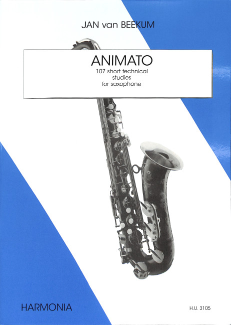 Vorderes Coverbild Animato for saxophone