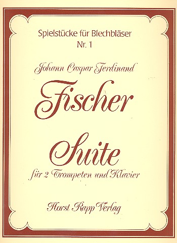 Vorderes Coverbild Suite für 2 Trompeten und Klavier