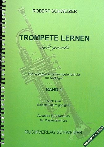 Vorderes Coverbild Trompete lernen leicht gemacht Band 1 - C-Notation 