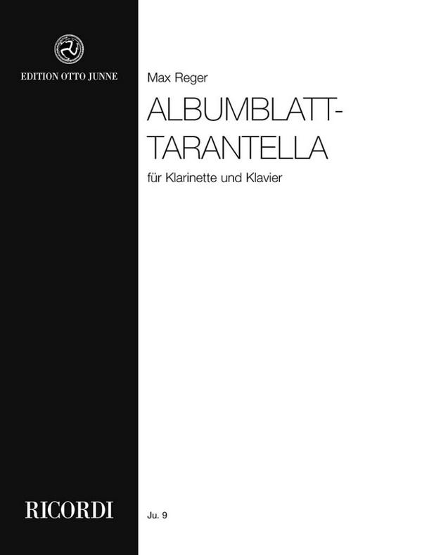Vorderes Coverbild Albumblatt und Tarantella
