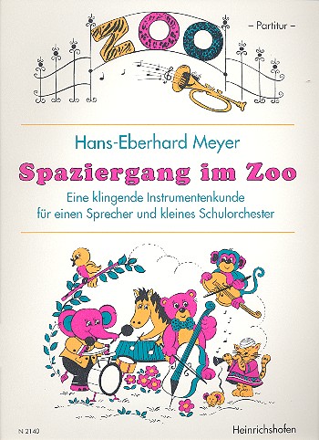 Vorderes Coverbild Spaziergang im Zoo Partitur