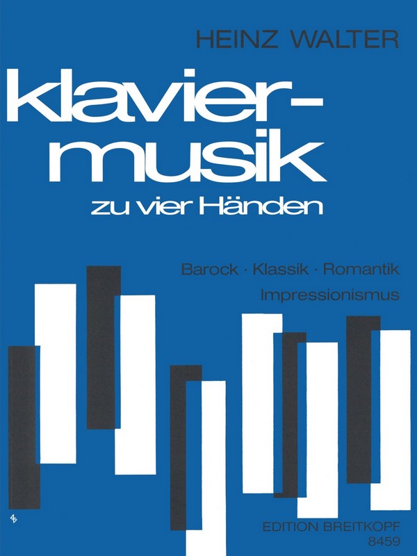 Vorderes Coverbild Klaviermusik zu 4 Händen