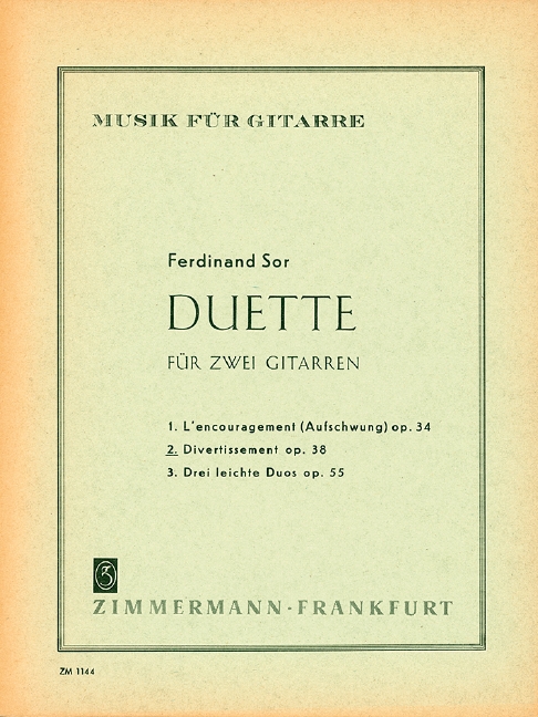 Vorderes Coverbild Divertissement op.38