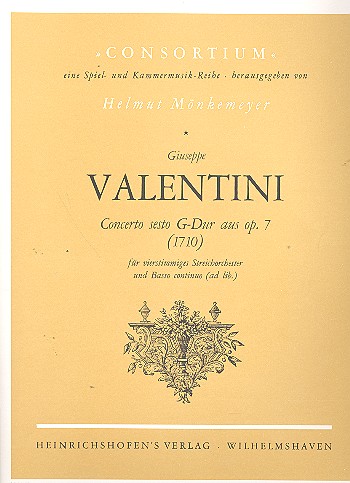 Vorderes Coverbild Concerto sesto G-Dur aus op.7