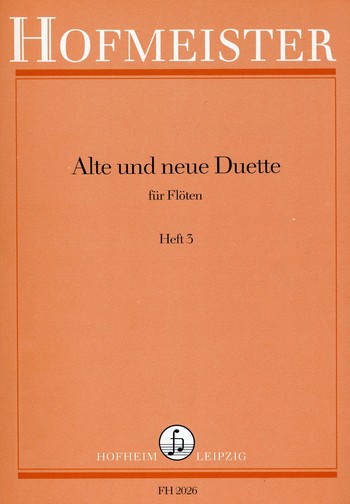 Vorderes Coverbild Alte und neue Duette Band 3