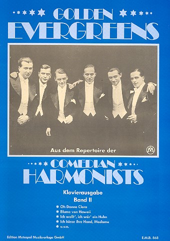 Vorderes Coverbild Comedian Harmonists Band 2: Golden Evergreens