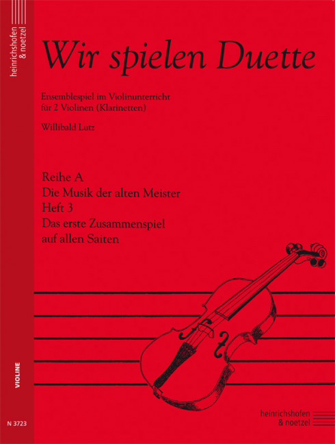Vorderes Coverbild Wir spielen Duette Reihe A Band 3