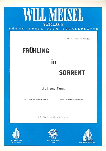 Vorderes Coverbild Frühling in Sorrent
