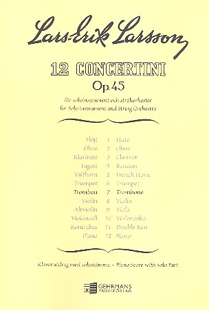 Vorderes Coverbild Concertino op.45,7