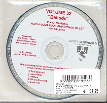 Vorderes Coverbild Ballads vol. 32: CD