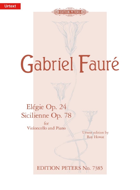 Vorderes Coverbild Elégie op.24 und Sicilienne op.78