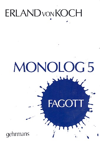 Vorderes Coverbild Monolog 5 