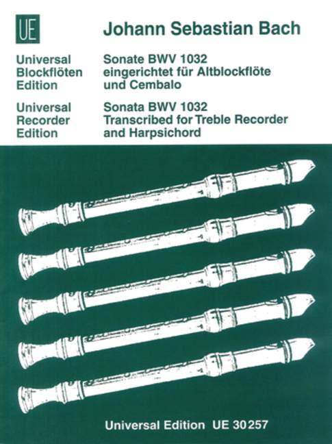 Vorderes Coverbild Sonate BWV1032