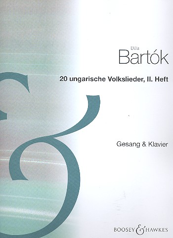Vorderes Coverbild 20 Ungarische Volkslieder Band 2 (Nr.5-8)