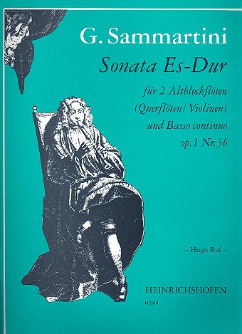 Vorderes Coverbild Sonate Es-Dur op.1,3b