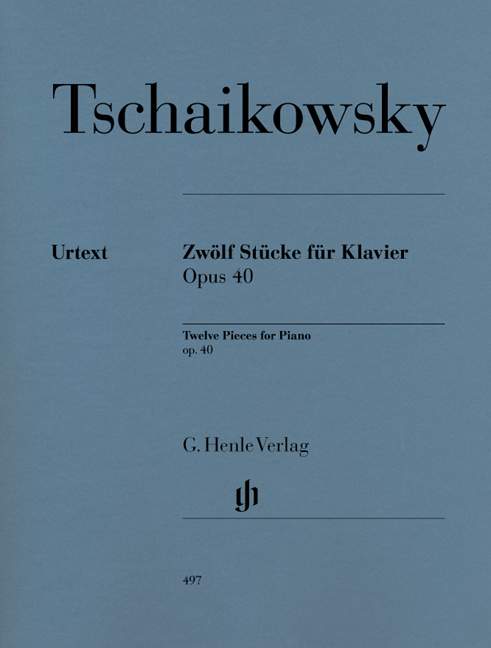 Vorderes Coverbild 12 Stücke op.40