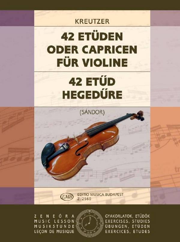 Vorderes Coverbild 42 Etüden oder Capricen