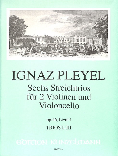 Vorderes Coverbild Sechs Streichtrios op.56 Band 1