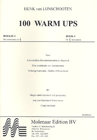 Vorderes Coverbild 100 Warm ups vol.4