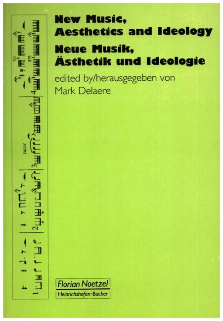 Vorderes Coverbild Neue Musik Ästhetik und Ideologie