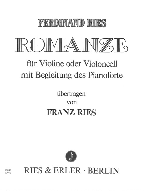 Vorderes Coverbild Romanze