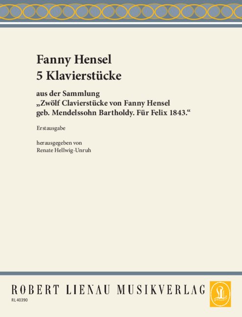 Vorderes Coverbild 5 Klavierstücke
