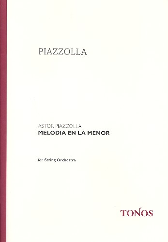 Vorderes Coverbild Melodia en la menor