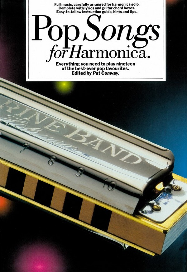 Vorderes Coverbild Pop Songs for Harmonica: Songbook